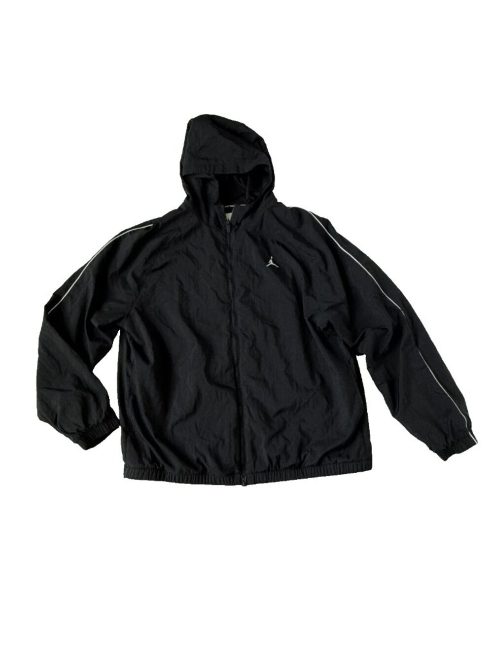 Share Air Jordan Sport Mens XXL Windbreaker Black Jacket Nike Zip IB2241-010 2XL